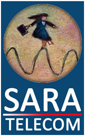 logo sara telecom v